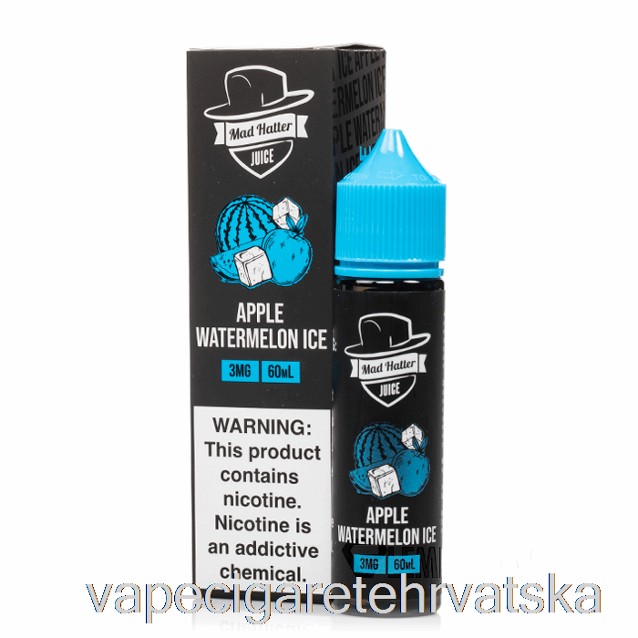 Vape Cigareta Jabuka Lubenica Led - Ludi šeširdžija - 60ml 3mg